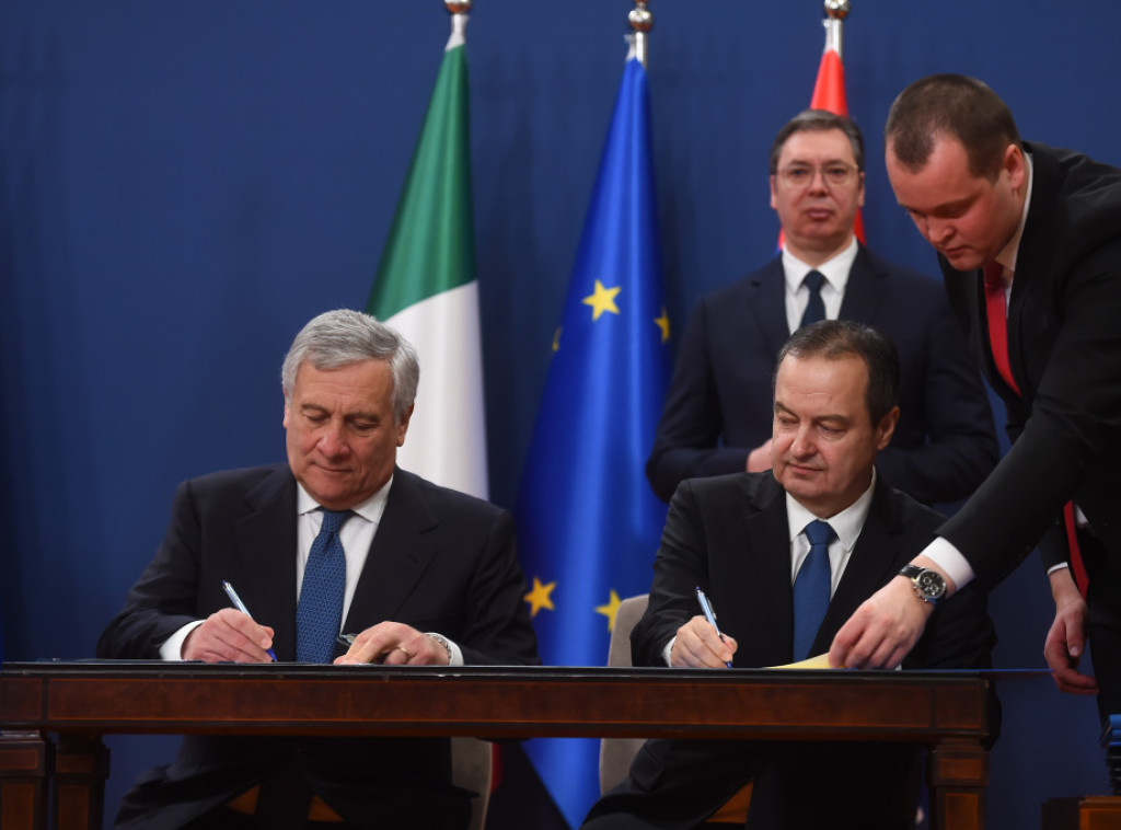 Serbia, Italy sign 11 documents on cooperation