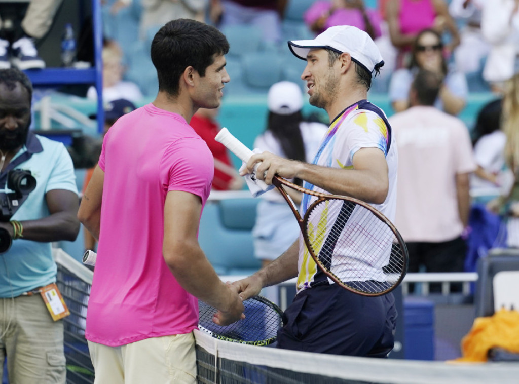 Alkaraz pobedio Lajovića u trećem kolu turnira u Majamiju