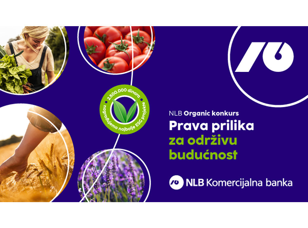 Otvoren 12. NLB Organic konkurs, za najbolje održive ideje 2,5 miliona dinara