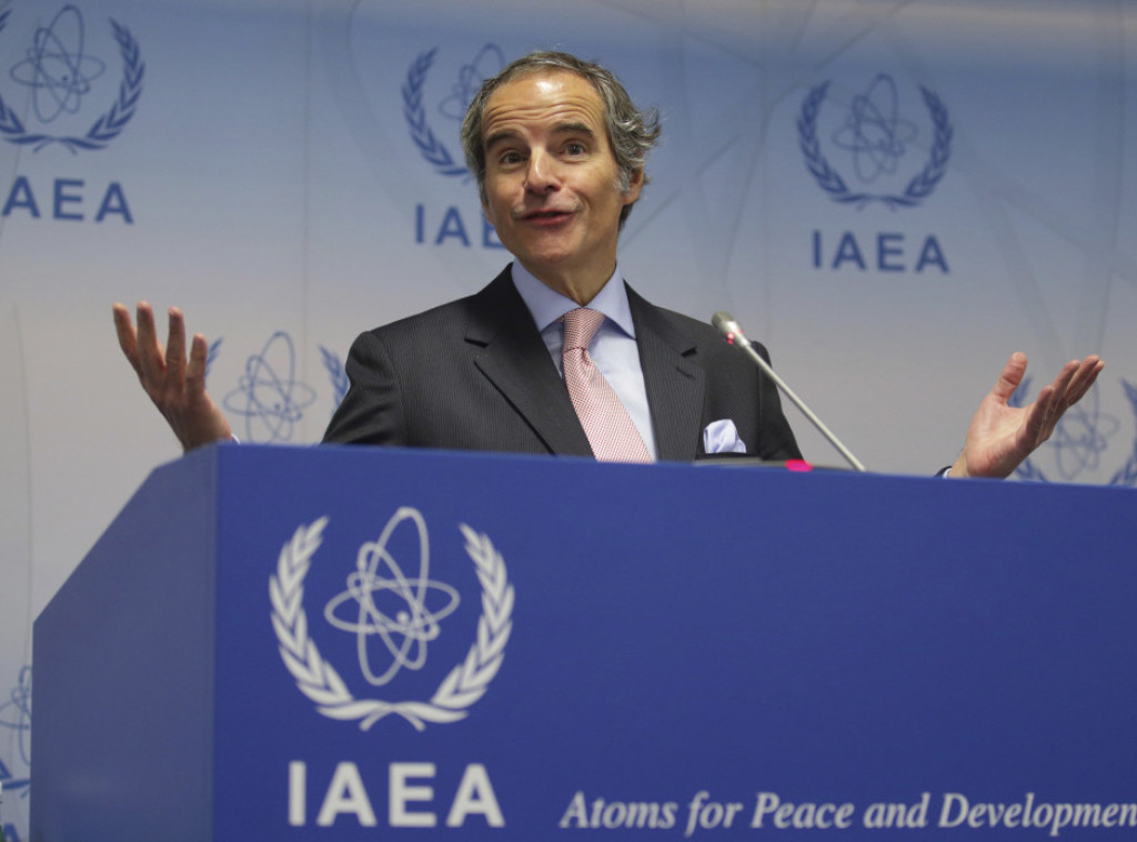 Generalni direktor IAEA Rafael Grosi u sredu na sastanku u Moskvi