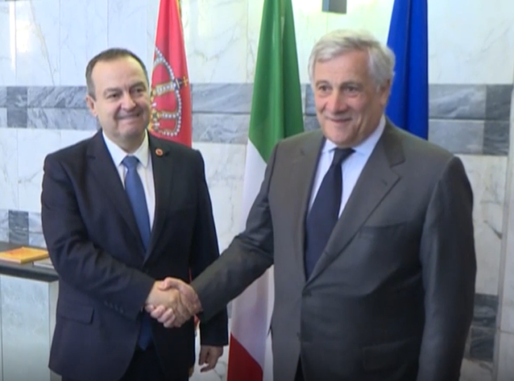 Dačić posle sastanka sa Tajanijem: Italija želi da više bude prisutna u regionu i podrži evrointegracije