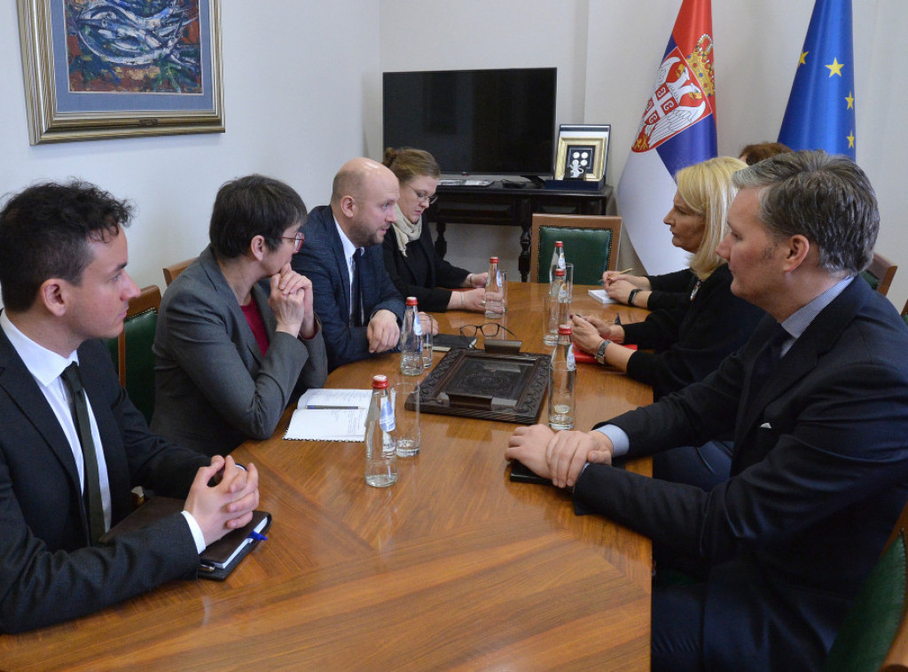 Tanja Miščević se sastala sa Manuelom Zaracinom, razgovarali o reformi pravosuđa