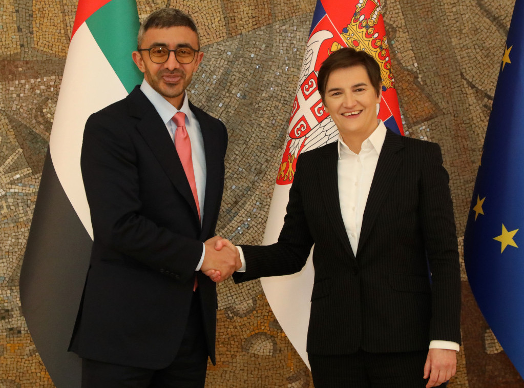 Premijerka Brnabić se sastala sa šefom diplomatije UAE, razgovarali o političkoj i ekonomskoj saradnji dve zemlje