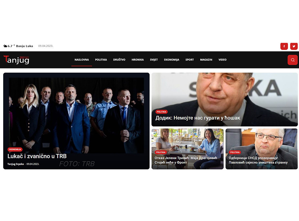 Portal "Tanjug Srpske" krši autorska prava, Tanjug će preduzeti pravne mere