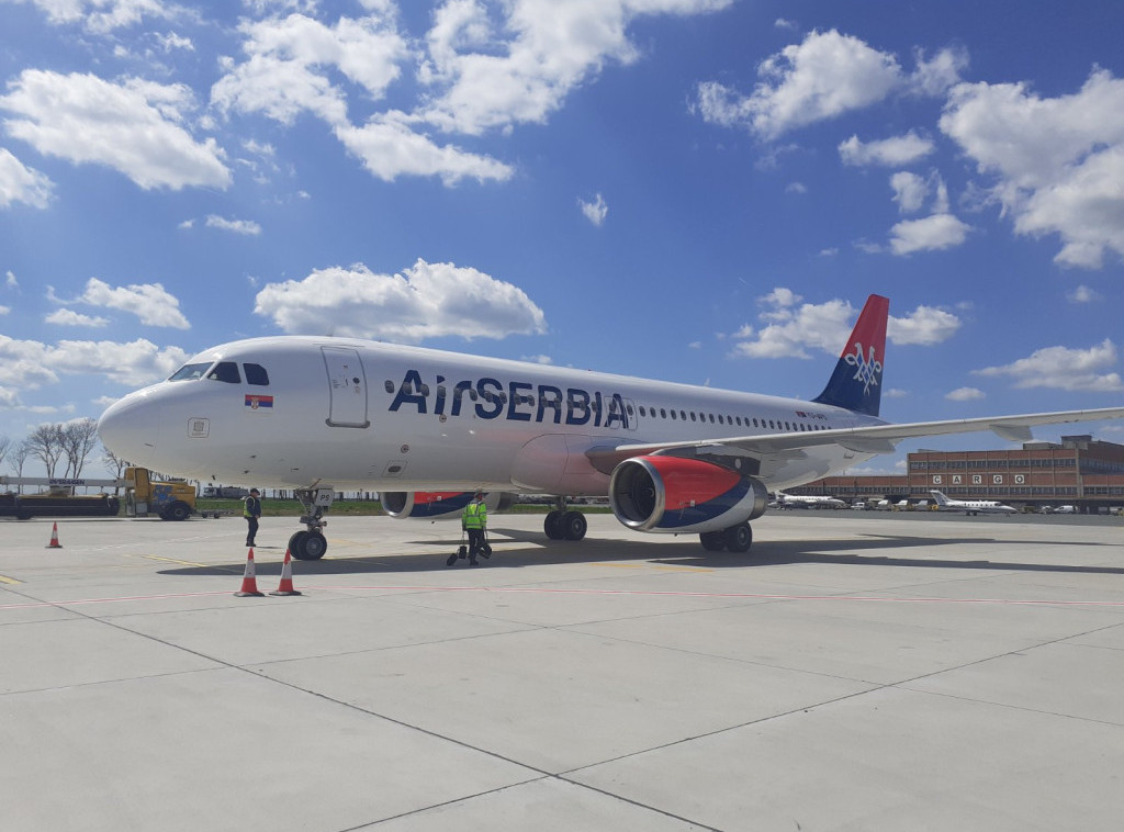Treći "Erbas A320" Er Srbije stigao u Beograd