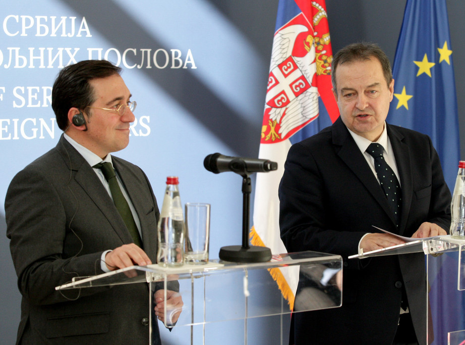Dacic: Relations with Spain excellent, we will work on boosting economic ties