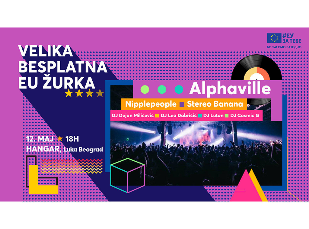 Nemački bend Alfavil nastupa na EU žurki 12. maja u Beogradu
