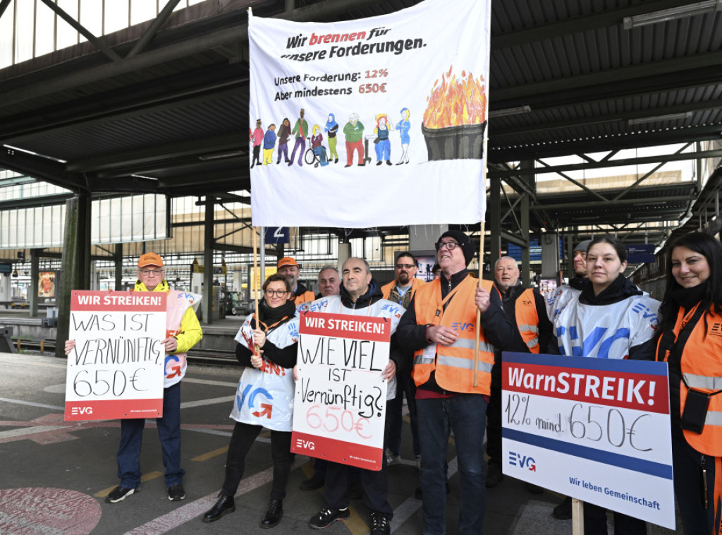 Nemačka: Novi štrajkovi na železnici i aerodromima