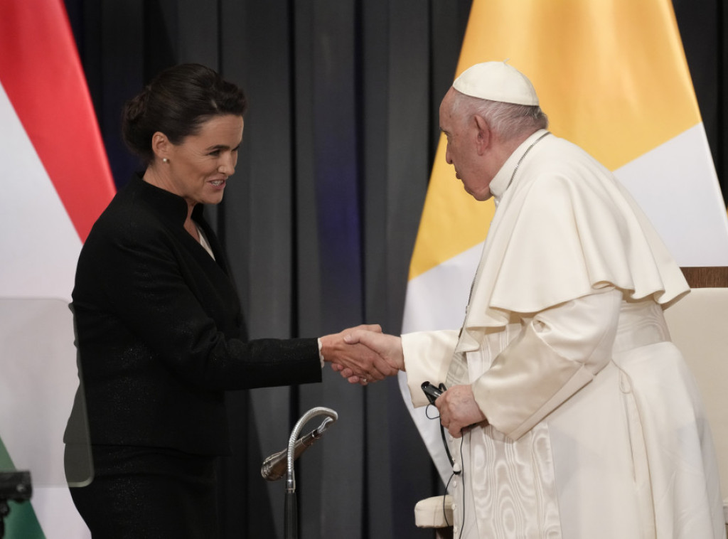 Mađarska predsednica traži od pape da radi na uspostavljanju mira u Evropi