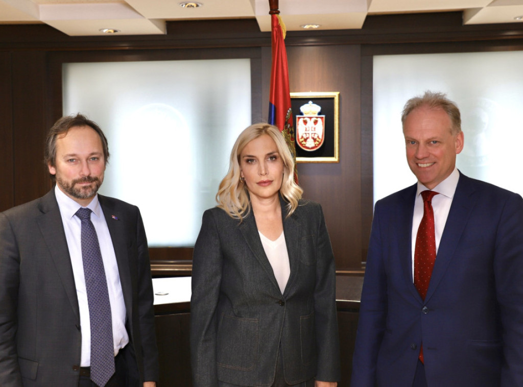 Ministarka Popović se sastala sa Kopmanom i Žiofreom, razgovarali o evrointegracijama i reformi pravosuđa