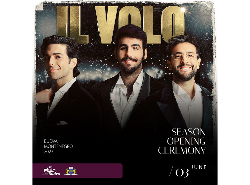 Italijanski operski trio Il Volo nastupa 3. juna u Budvi