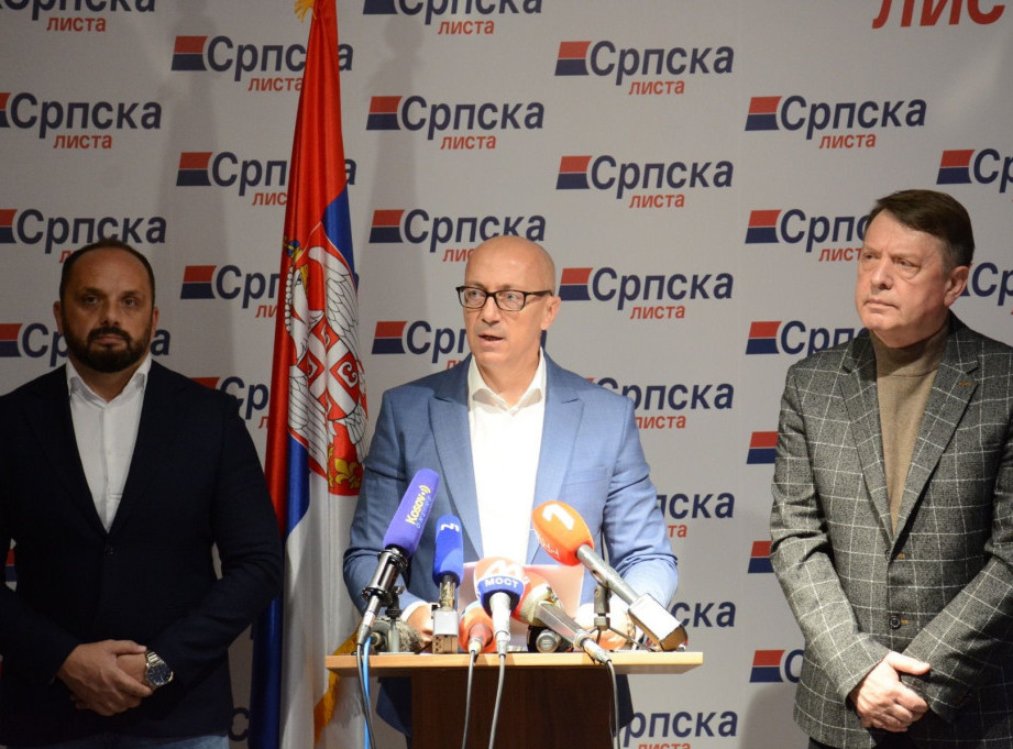 Srpska lista: Međunarodna zajednica ćuti na antisrpske akcije Prištine