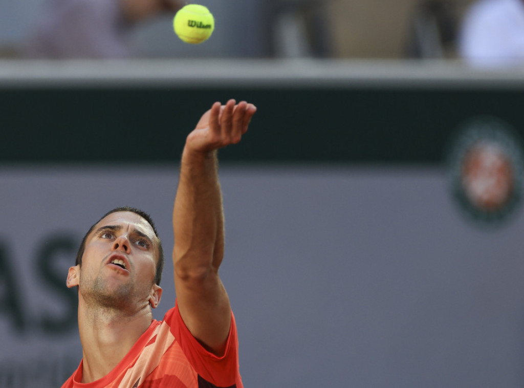 Dušan Lajović predajom zbog povrede okončao učešće na Rolan Garosu