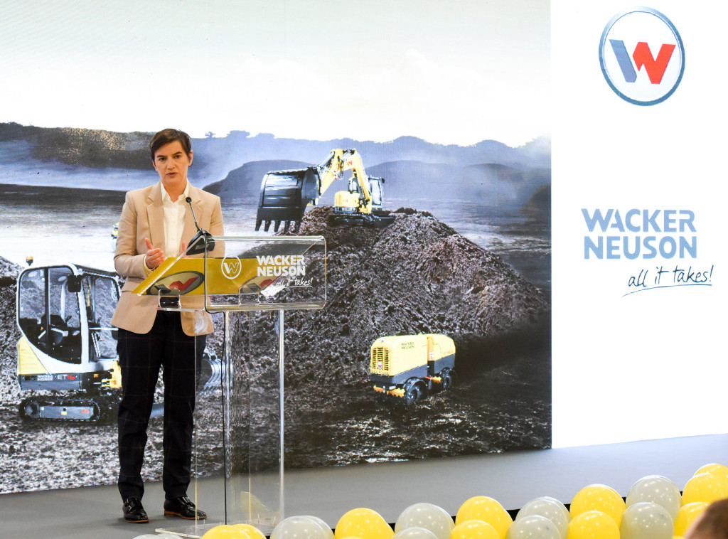 Wacker Neuson plant opens in Kragujevac
