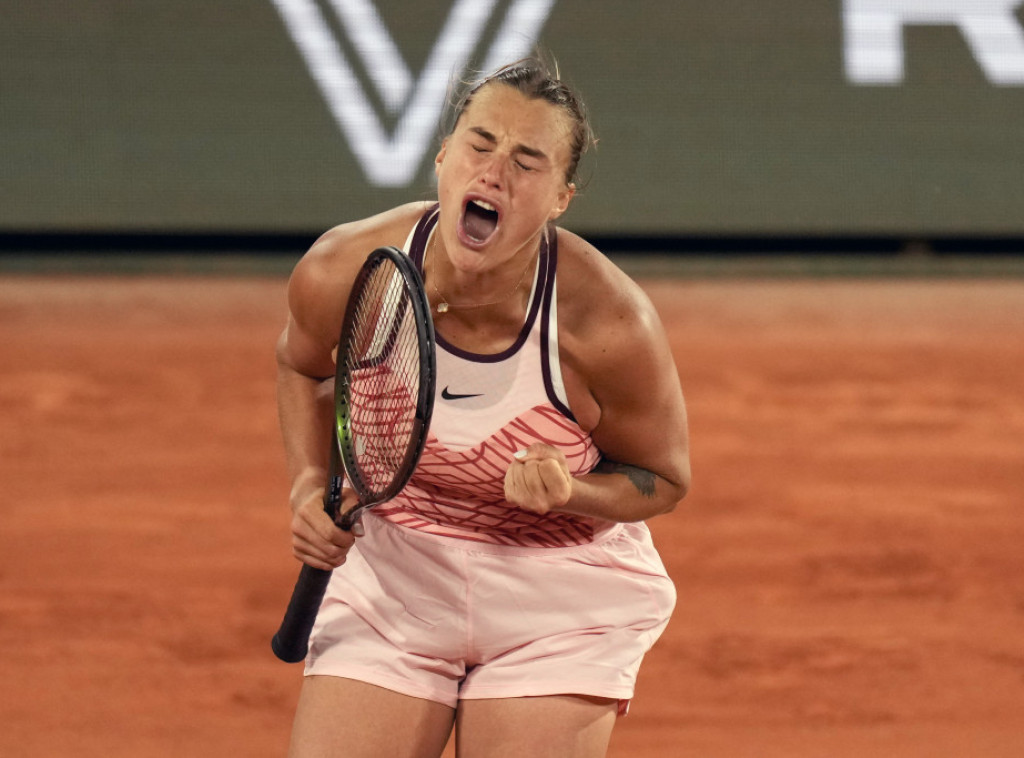 Beloruska teniserka Arina Sabalenka u četvrtfinalu Rolan Garosa