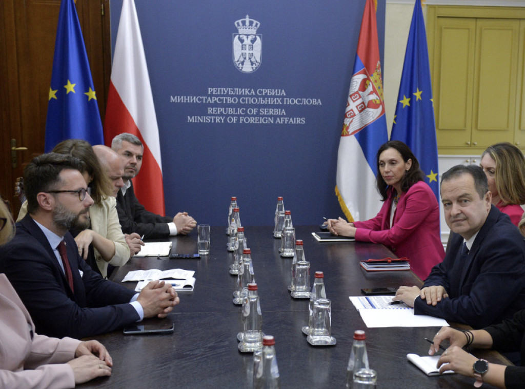 Dacic receives Polish delegation