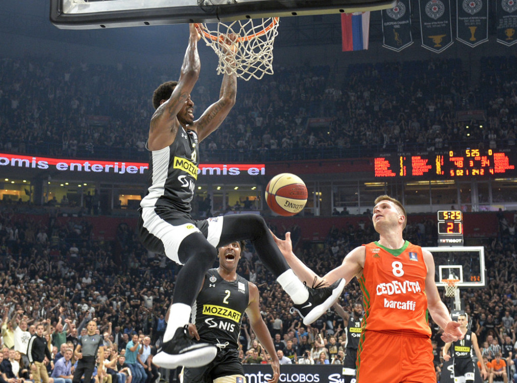 Košarkaši Partizana ubedljivo savladali Cedevita Olimpiju za finale ABA lige