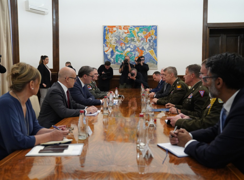 Vučić: Saradnja Vojske Srbije i Nacionalne garde SAD važna osnova za mir u regionu