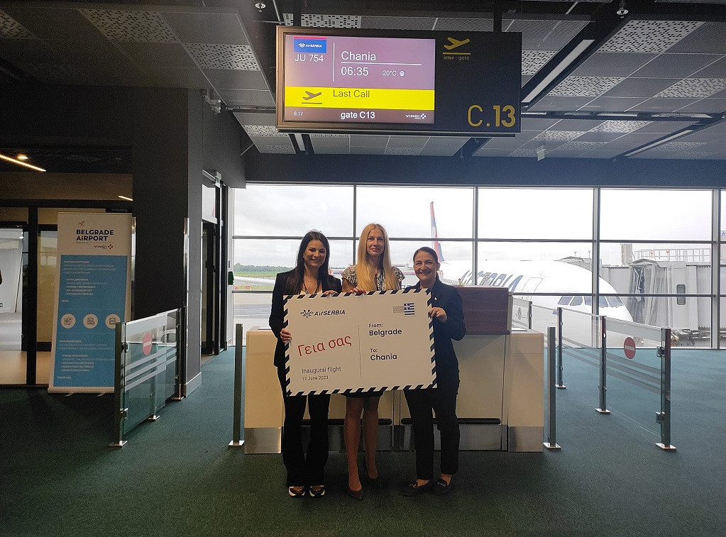 Er Srbija od danas leti za Hanju tri puta nedeljno