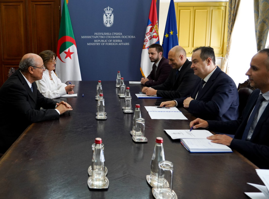 Dacic meets with Algerian ambassador