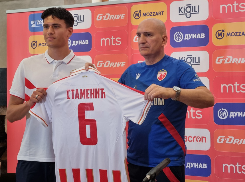 Marko Stamenić predstavljen u Crvenoj zvezdi