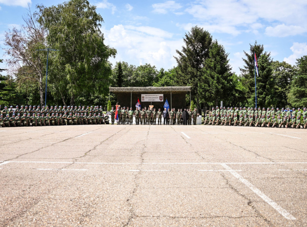 Kontingent Vojske Srbije ispraćen u mirovnu operaciju u Libanu
