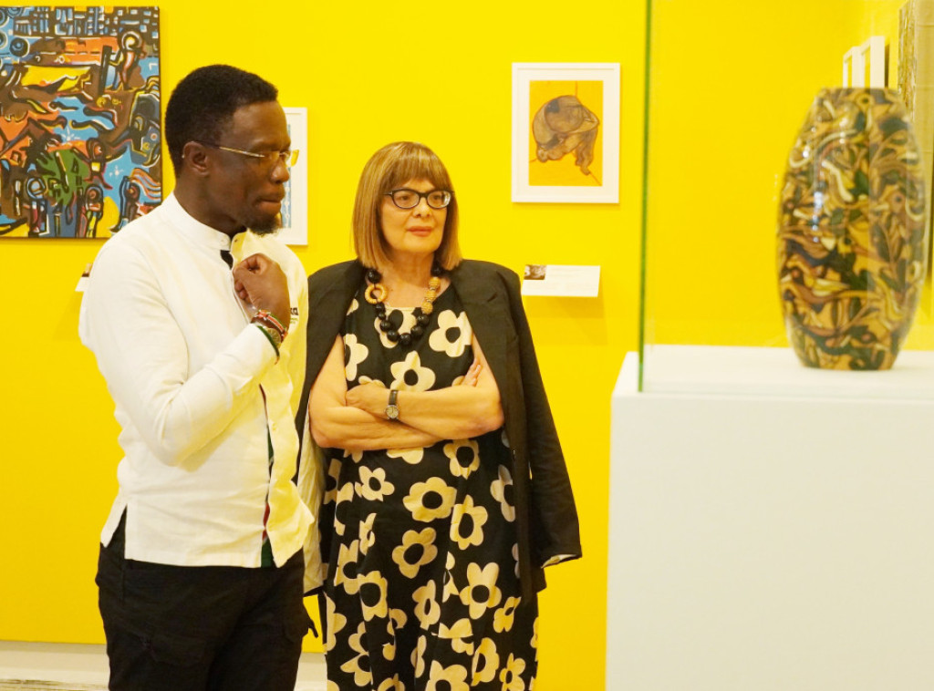 Gojković i kenijski ministar Namvamba obišli Muzej afričke umetnosti