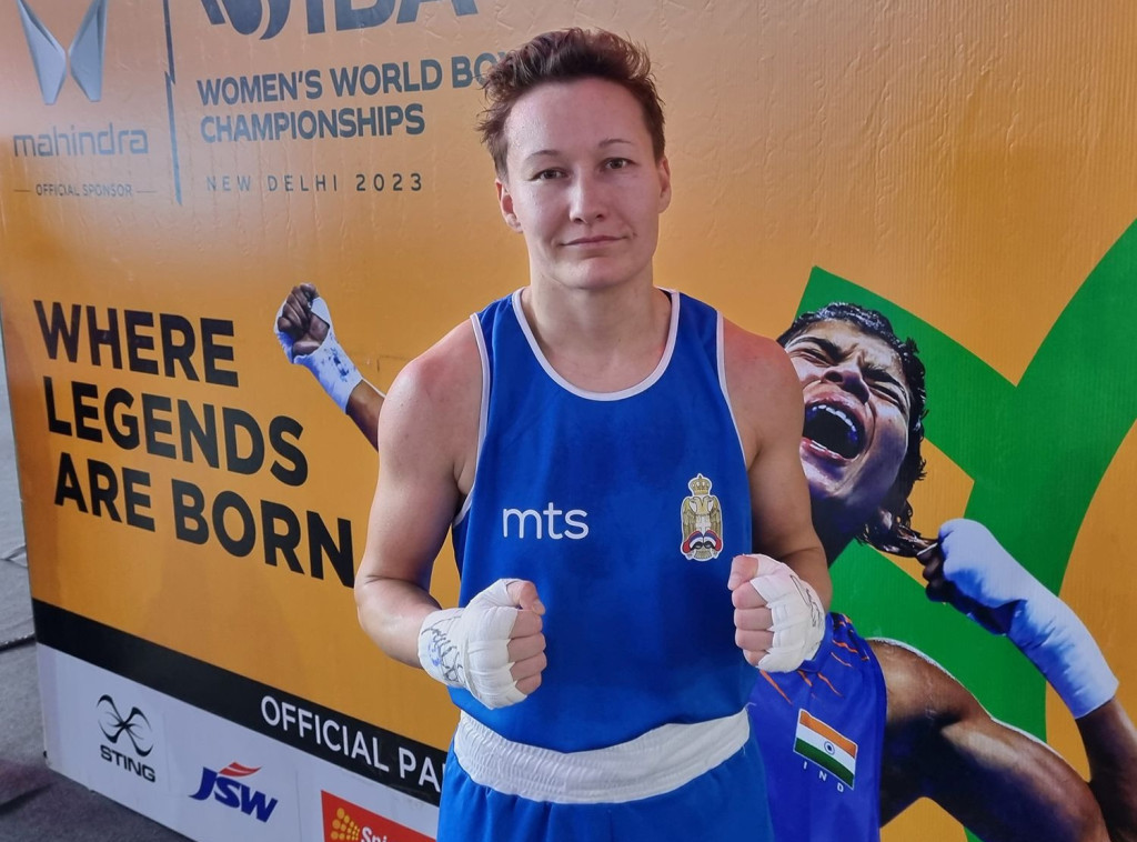 Srpska bokserka Natalija Šadrina u četvrtfinalu Svetskog prvenstva u boksu