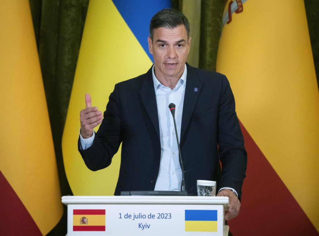 Pedro Sančez: Španija će nastaviti da pomaže Ukrajinu koliko god je potrebno