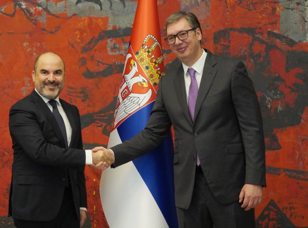 Vucic receives credentials of new Cypriot ambassador