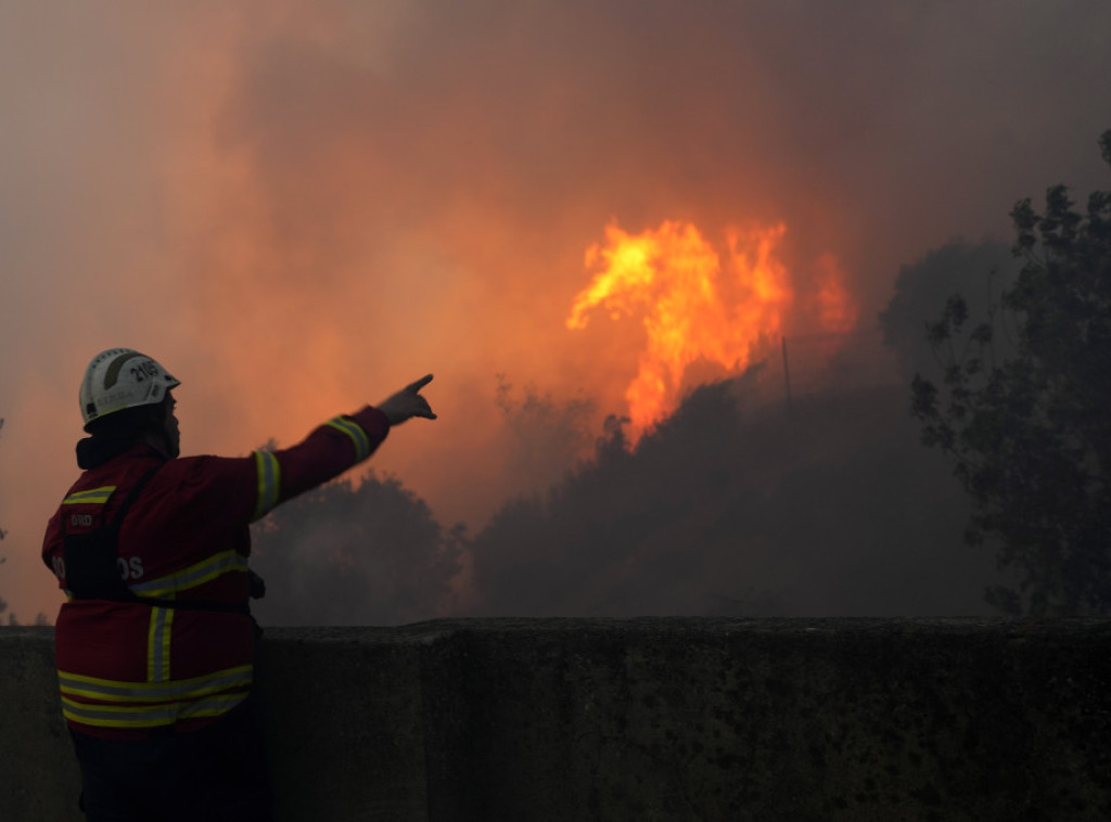 Više od 600 vatrogasaca gasi požar u Portugalu