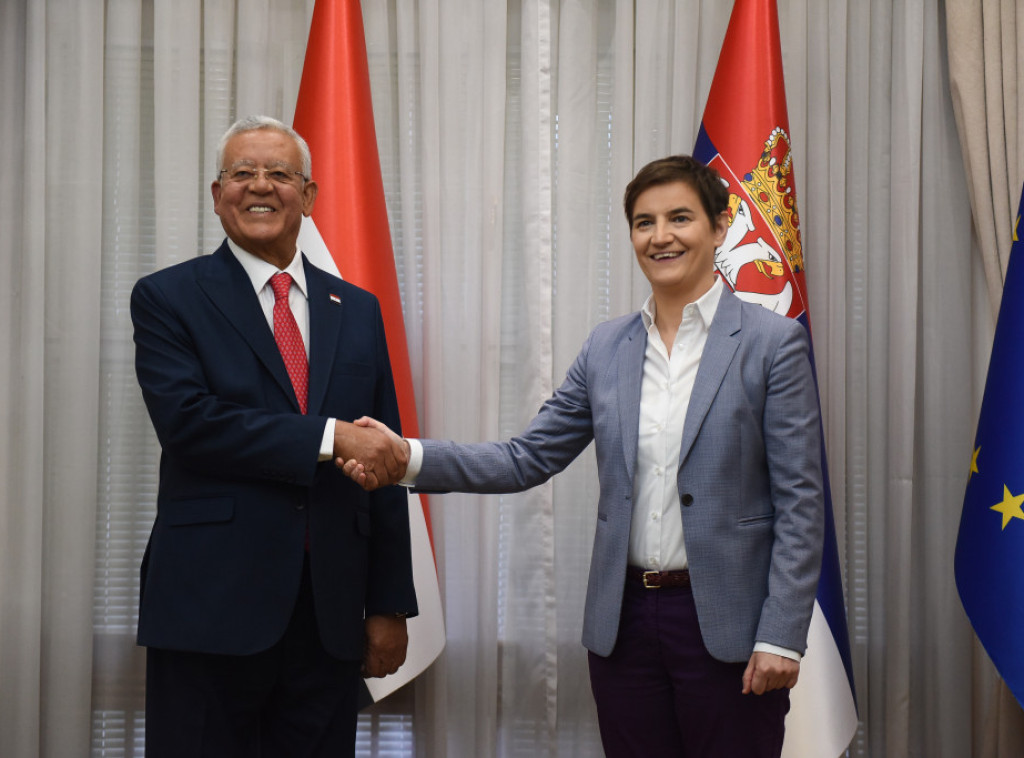 Brnabic meets with Egypt's El Gebaly