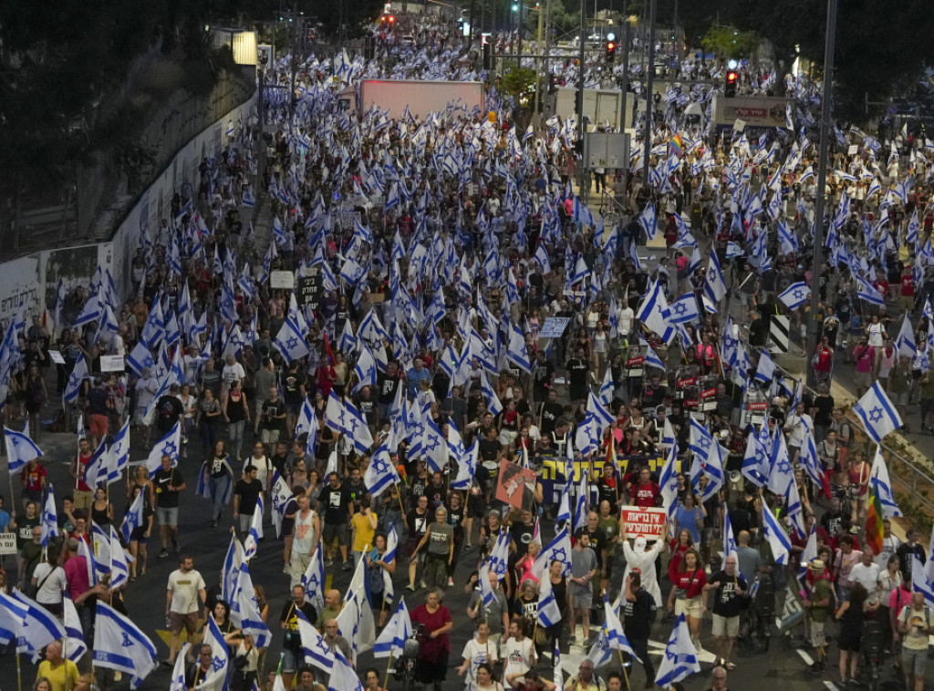 Izrael: Hiljade Izraelaca učestvovalo na protestima širom zemlje protiv reforme pravosuđa