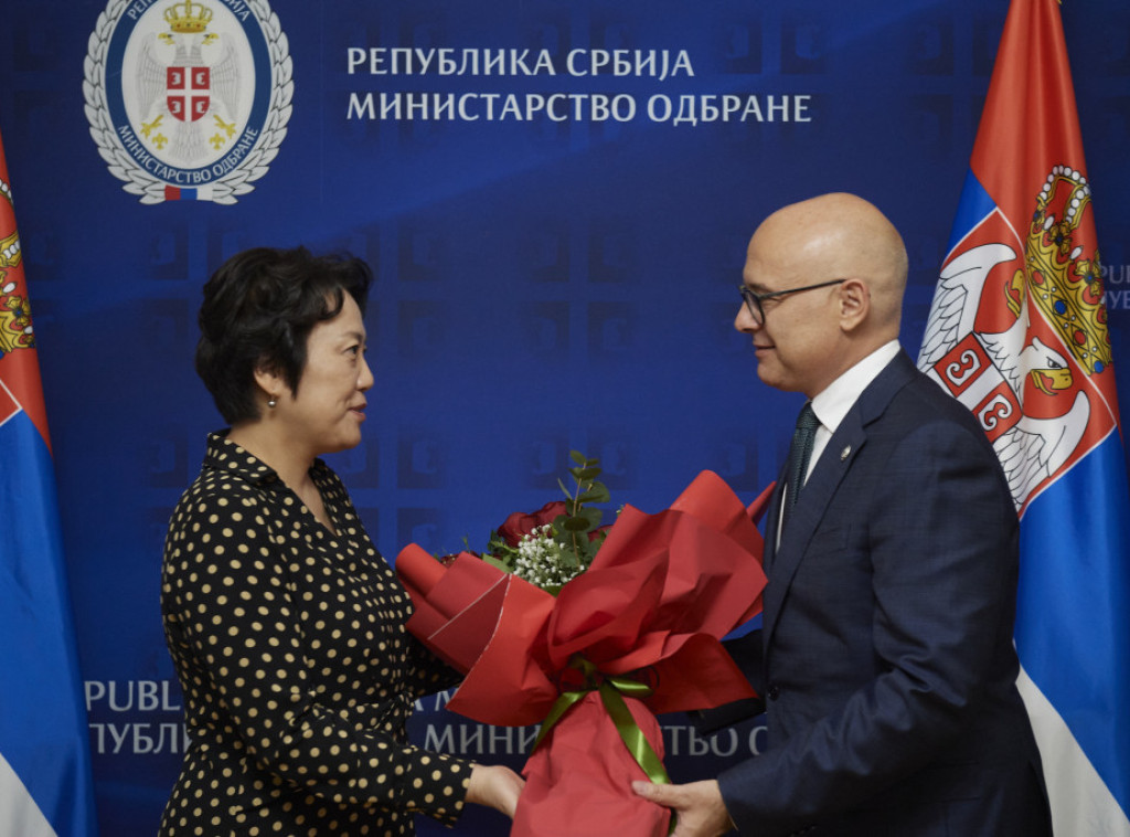 Vučević primio ambasadorku Kine Čen Bo u oproštajnu posetu