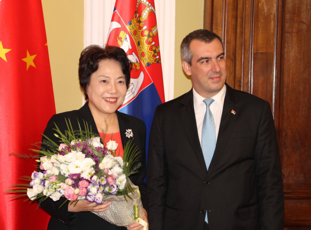 Orlić primio Čen Bo u oproštajnu posetu: Čelično prijateljstvo Srbije i Kine