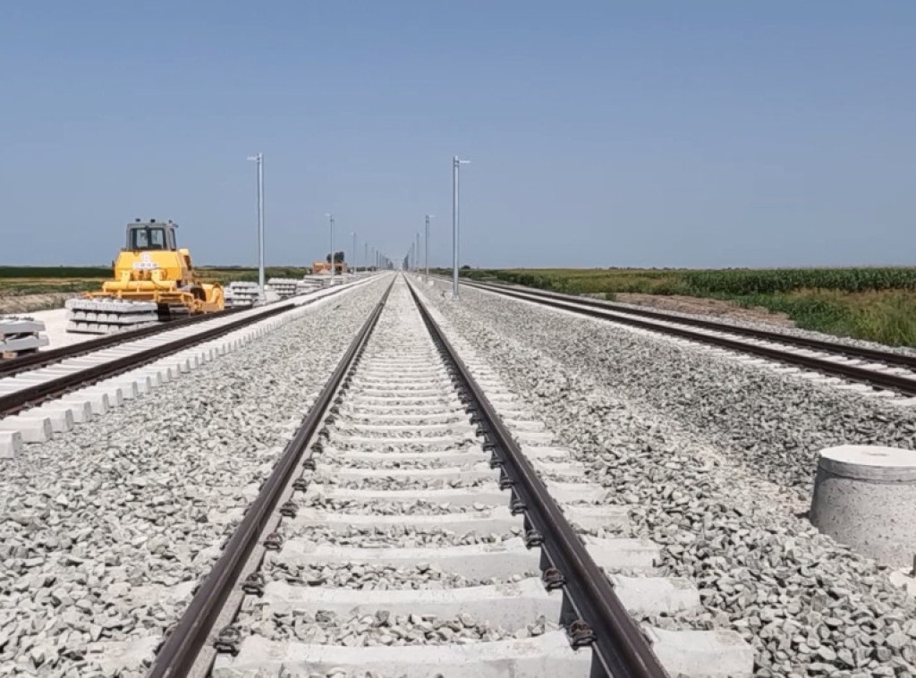 Na trasi brze pruge Novi Sad - Subotica položeno oko 15 kilometara šina