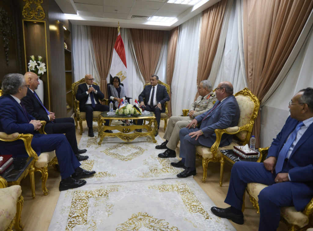 Vucevic meets with Egyptian minister of state for military production