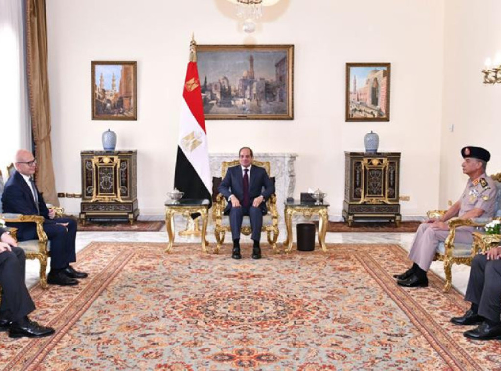 Vucevic meets with Egyptian president