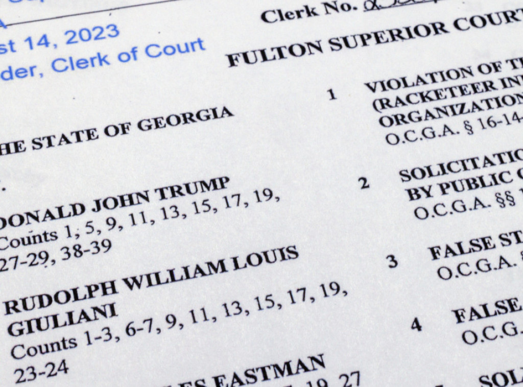 SAD: Podignta optužnica protiv Trampa zbog pokušaja da poništi izbore u Džordžiji