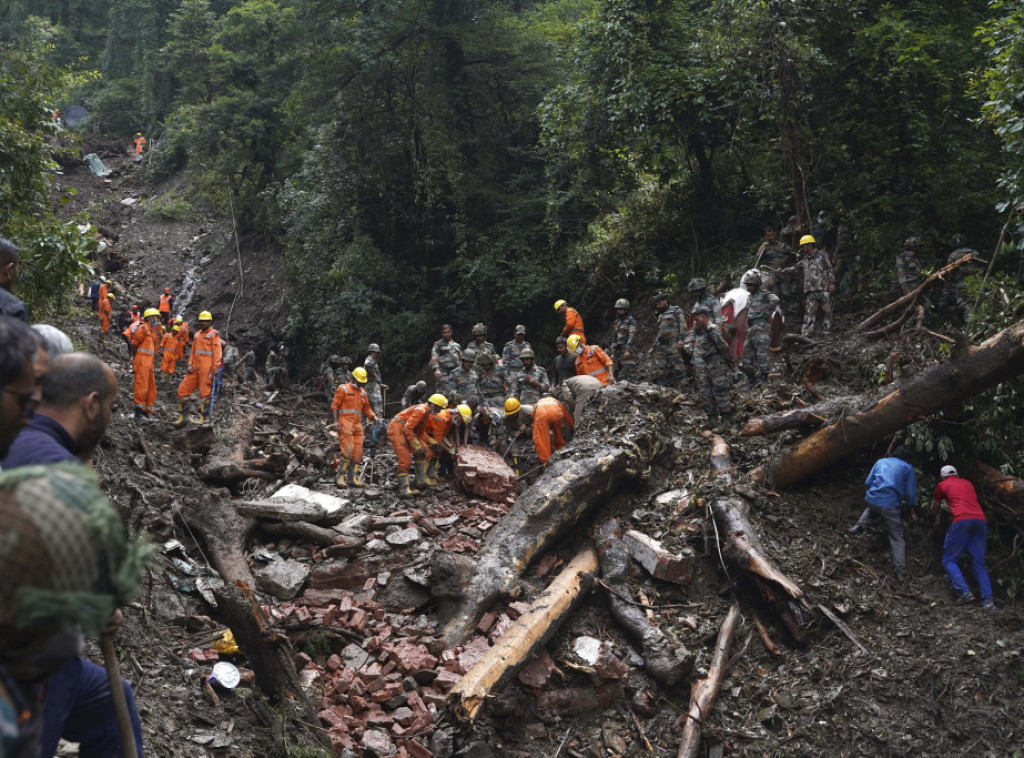 Najmanje 72 žrtve monsunskih kiša u Indiji