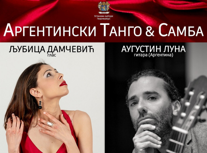 Koncert "Argentinski tango & samba" biće održan 24. avgusta u Ustanovi kulture "Gvarnerijus"