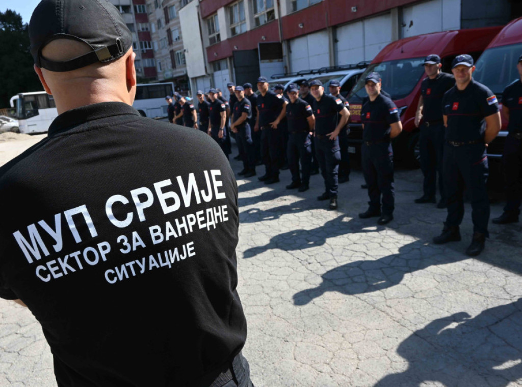 Pripadnici MUP-a Srbije gasili požare u oblasti Provatonas u Grčkoj