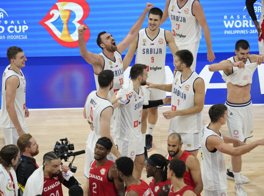 Serbia beat Canada to advance to basketball world cup final