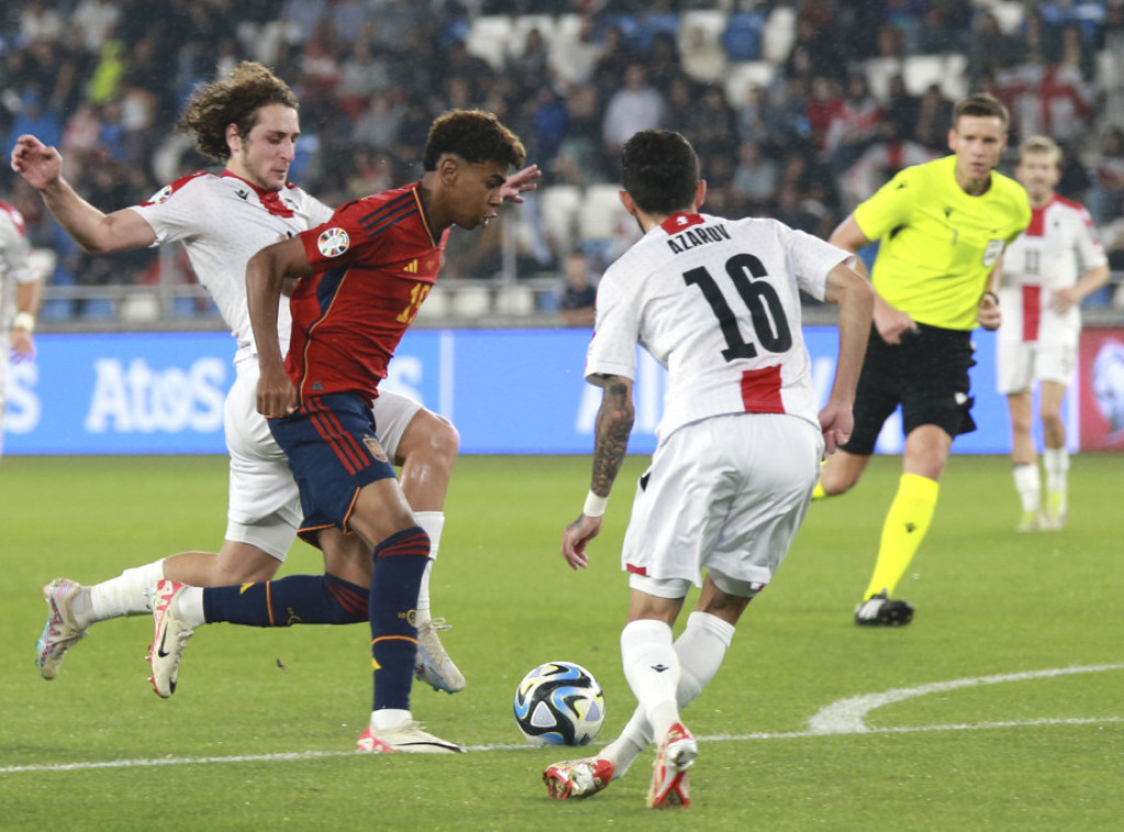 Španija "sedmicom" deklasirala Gruziju za veliki korak ka plasmanu na EURO 2024