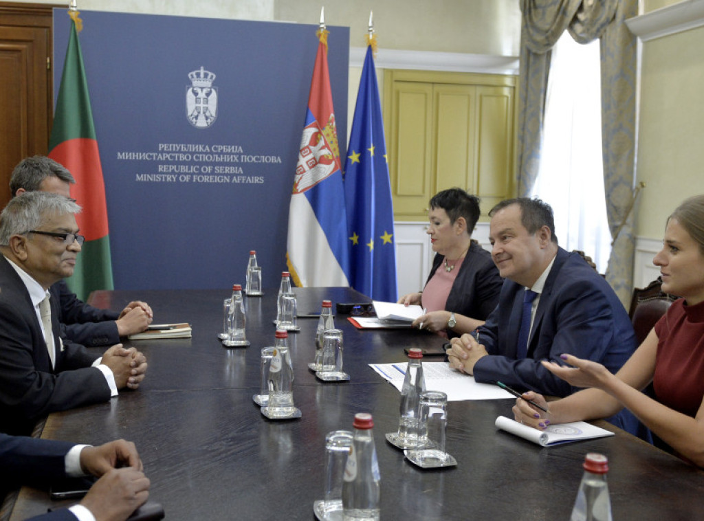 Ivica Dačić primio u oproštajnu posetu ambasadora Bangladeša: Uveren sam da će se nastaviti dobra saradnja