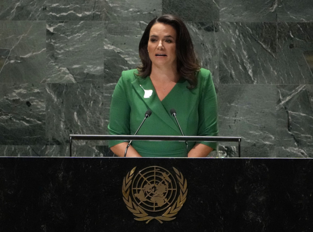 Katalin Novak u UN: Nema alternative miru, rat u Ukrajini direktno pogađa i Mađare