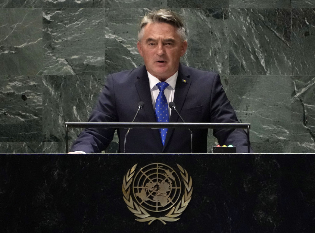 Komšić u UN kritikovao Srbiju i Hrvatsku, a Plenkovića uporedio sa Putinom