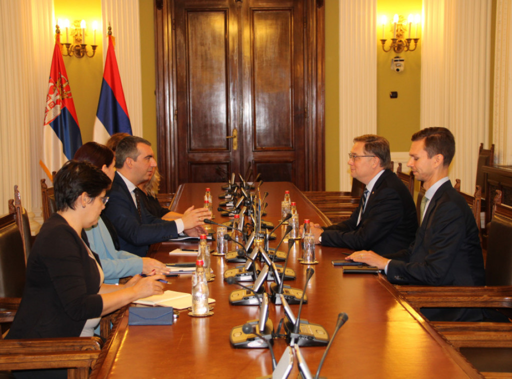 Vladimir Orlić sastao se sa ambasadorom Finske: Situacija na KiM izuzetno teška