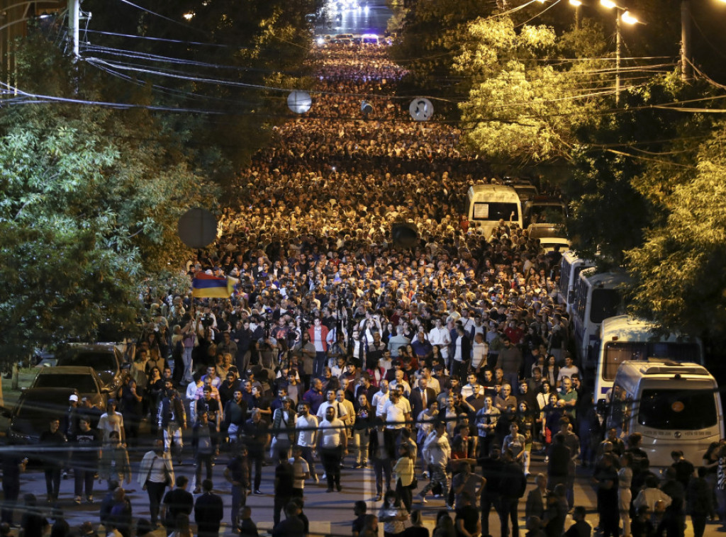 Uhapšena 142 demonstranta u Jerevanu