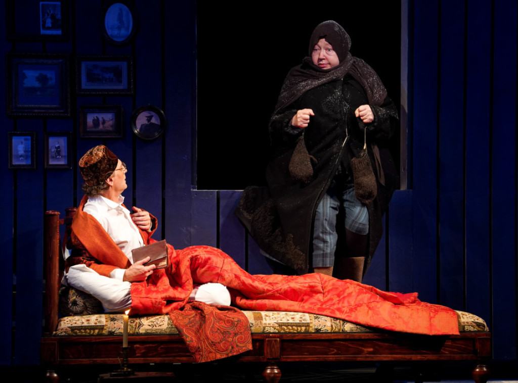 Nacionalni dramski teatar Rusije "Aleksandrinski" premijerno se predstavio beogradskoj publici dramom "Ženidba"